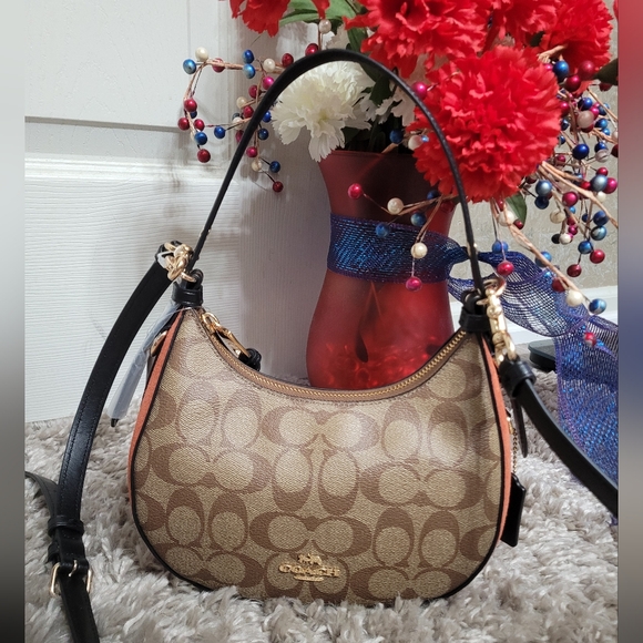 Coach Handbags - Coach Signature Kleo Hobo